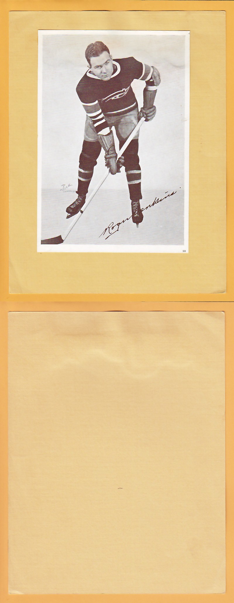 1935-40 CROWN BRAND PHOTO #80 ROGER JENKINS photo 1935-40 CROWN BRAND PHOTO #80 ROGER JENKINS photo